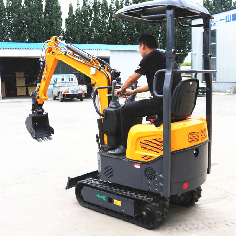 Hydraulic 1ton New Mini Crawler Excavator Chinese  Mini Crawler Excavator 1 Ton With Swing Boom