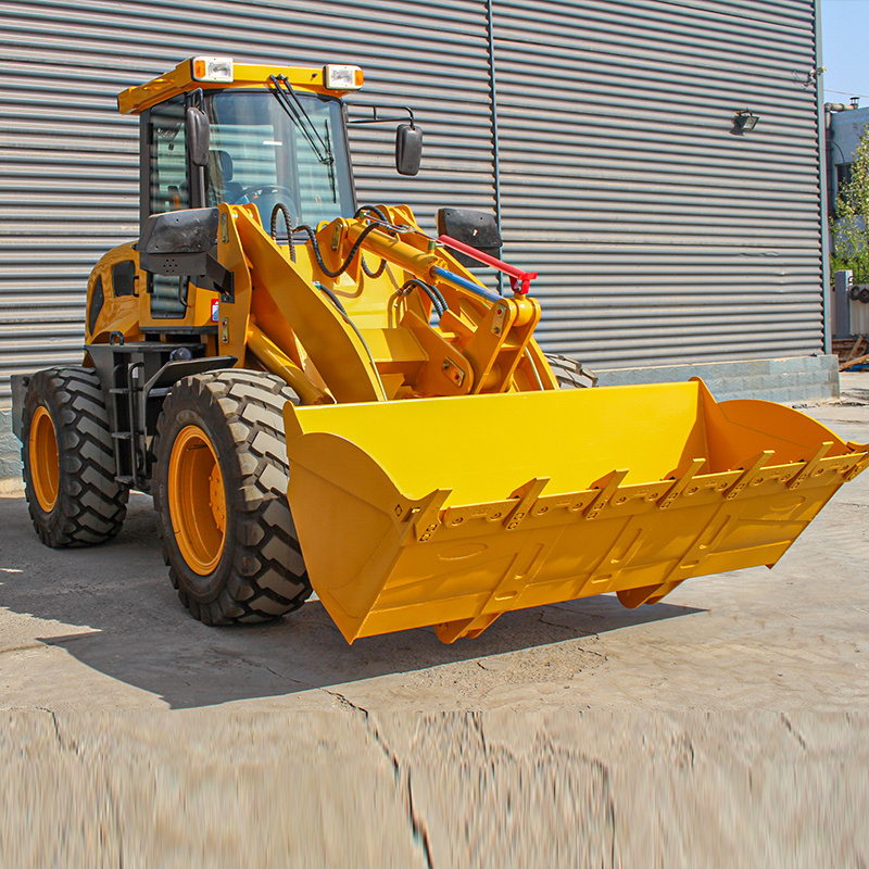 Factory Direct High Efficiency 2.0 Ton ZL20 920 wooden loader salt rubber tire front end loader bucket snow plow price for sale