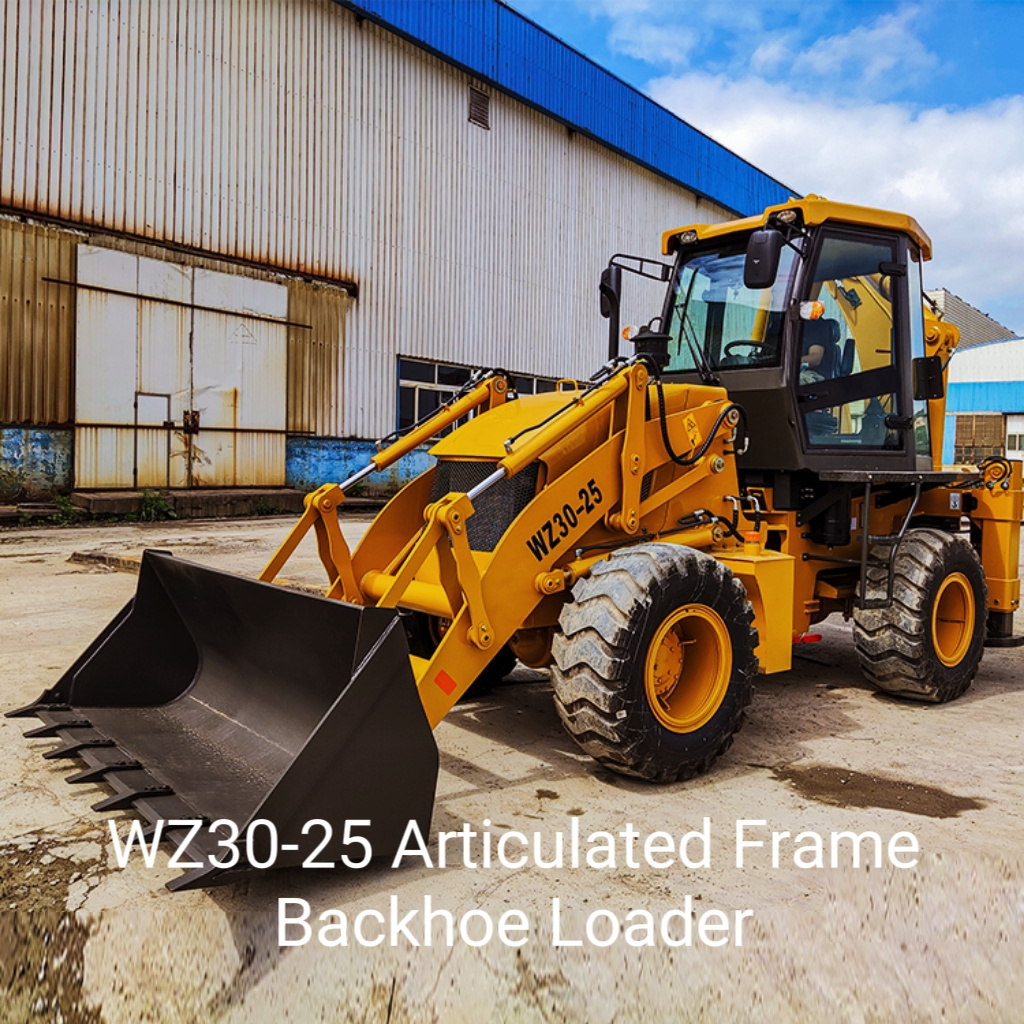 WZ30-25 Articulated Frame Wheel Loader with Backhoe Excav 388 Integrated Frame Backhoe Loader Mini Excavator Tractor 4wd Loaders