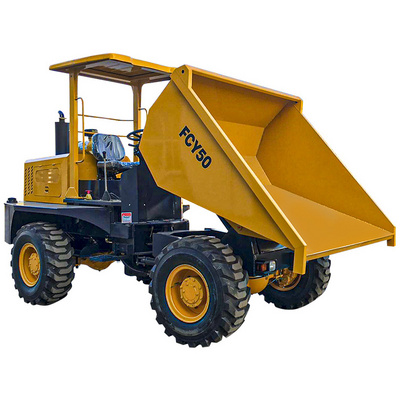 5 Ton Site Dumper FCY50 Mini Dumper Tipper Articulated Frame 4x4 Mini Dump Truck Diesel Utility Trucks Garbage Truck for Sale CE