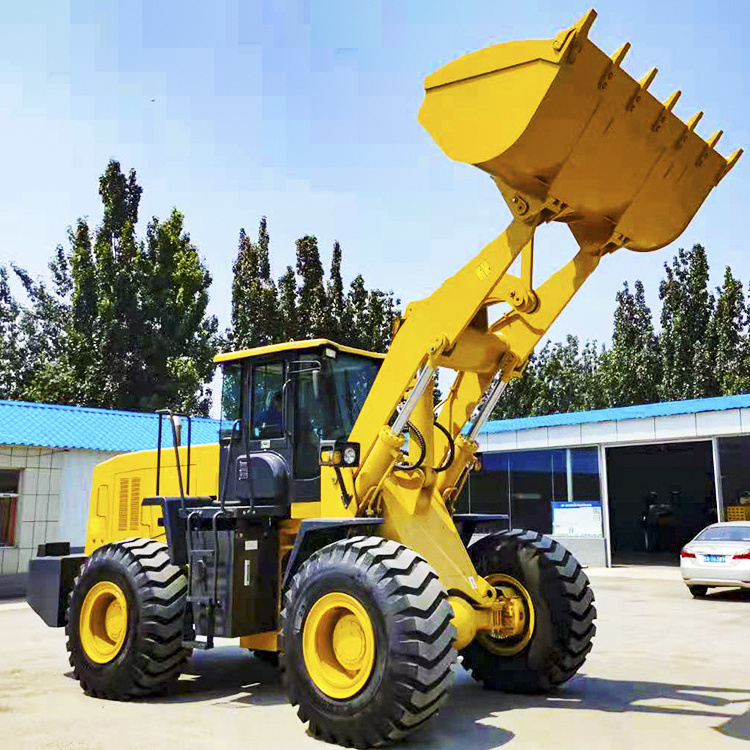 Chinese Heavy Duty Hydraulic Transmission Articulated Diesel 5ton/6ton Wheel Loaders Mini Loaders Tractor Mini  Front Loader