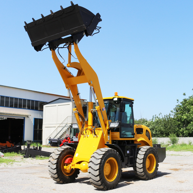 debris tractor loader front pay wood tyre loader machine mini micro articulated  avant chinese wheel loader diesel