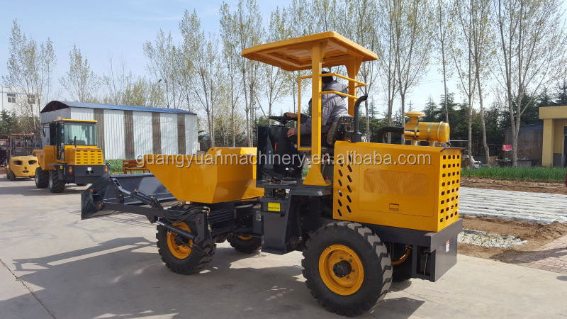 4wd 1.5ton Dumper Truck, 4wd Small Garbage Truck Compactor with Factory Price Automatic Provided 0.7CBM 1500kg 3320-2780*2150