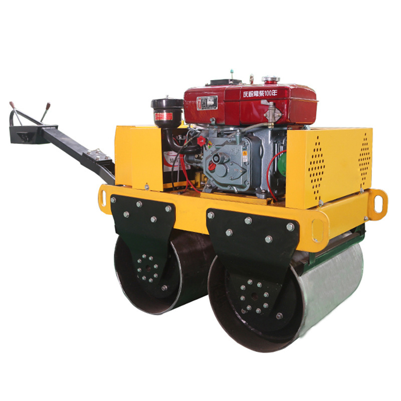 550kg Hydraulic Diesel Engine Double Drum Roller Compact Road Roller