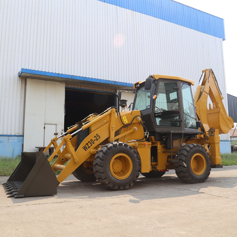 Top Brand Customizable machinery Mini Backhoe Excavator Wheel Loader 4x4 New Backhoe Loader For Sale