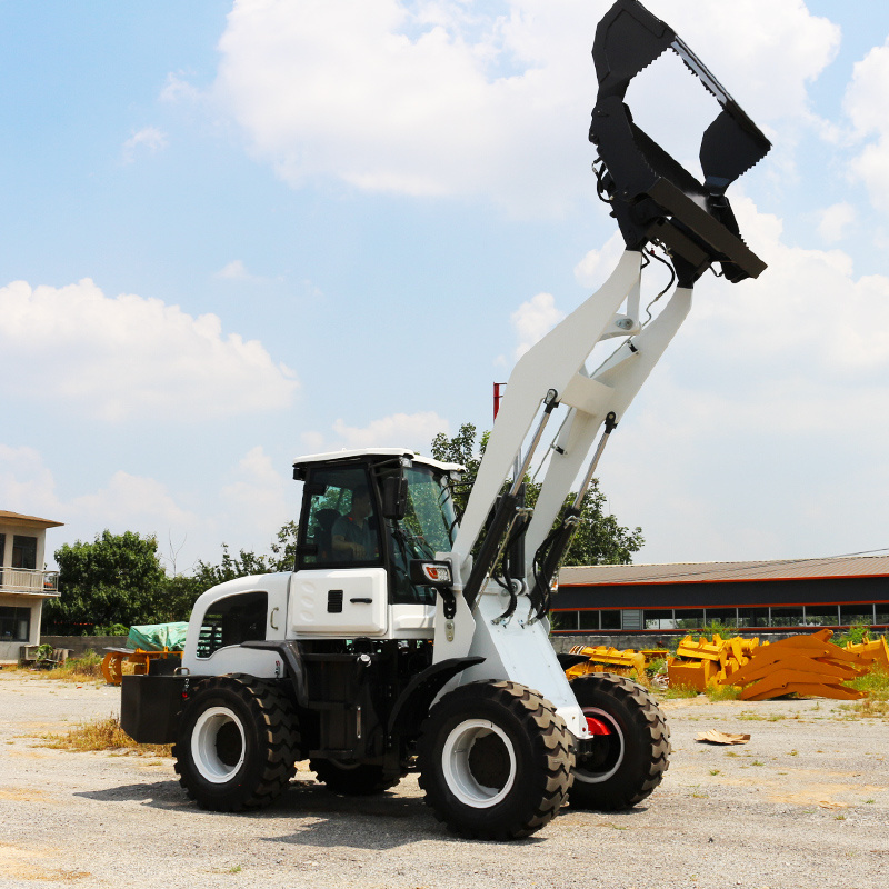 Factory Direct electric Sale 400kg 800kg 1ton 2ton small 4X4 wheel front end loader backhoe price mini wheel loaders for sale