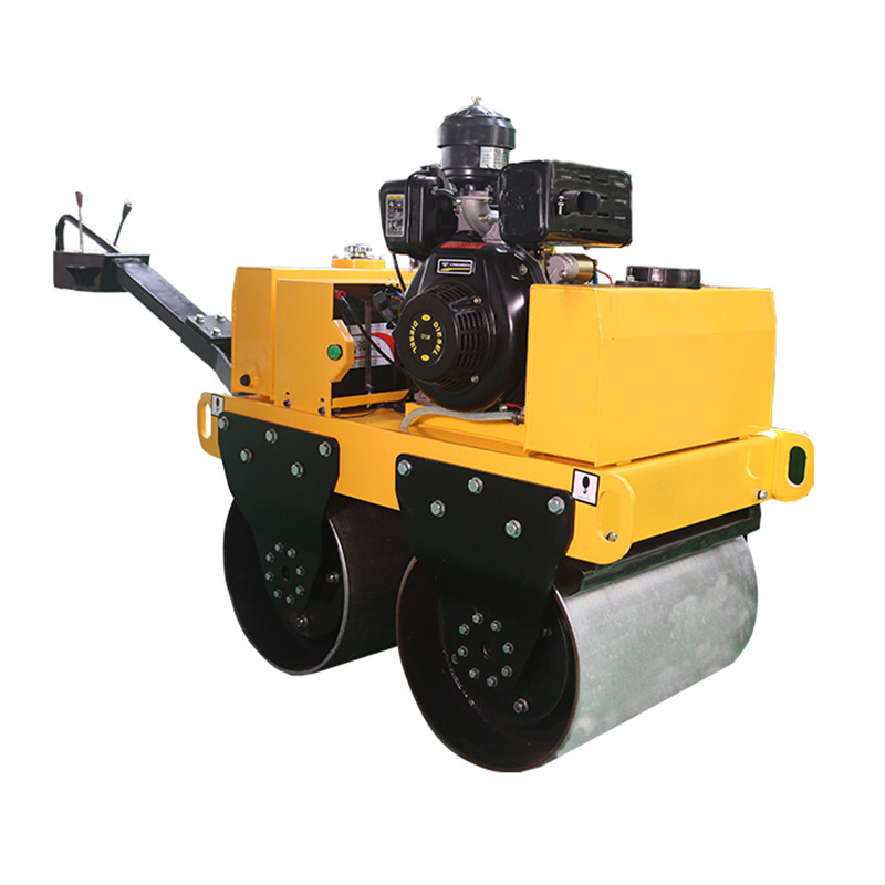 550kg Hydraulic Diesel Engine Double Drum Roller Compact Road Roller