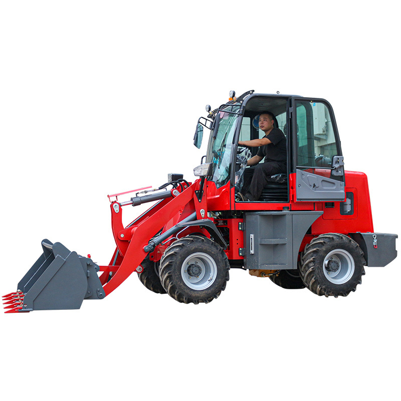 ZL10F Chinese Industrial MAPPOWER Small 1 Ton Articulated Earth Mover Euro Auto Mini Farm Truck Wheel Tractor Front End Loader