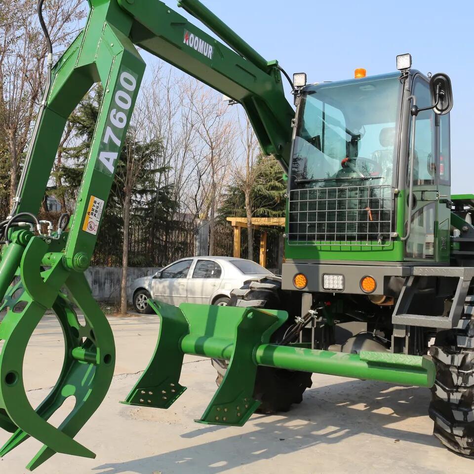 Sugarcane Wheel Loader Sugarcane Machine Sugar Cane Grabber Sugar Cane Harvester Price atv Hydraulic Sugarcane Loader for Sale