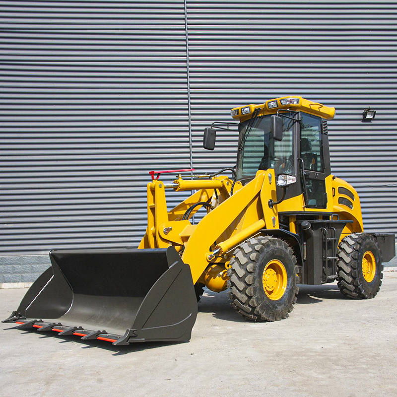 0.6t 0.8t 1t 1.5t 2ton Mini Front Loader Compact wheel loaders With Shovel Joystick Ce Epa Shovel Front Loader