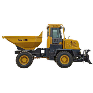 FCY100/FCY100R 10 Ton Site Dumper for Sale Hydraulic Tipping Truck with Swivel Bucket Side Dump Truck Utility Dumper CE Approved