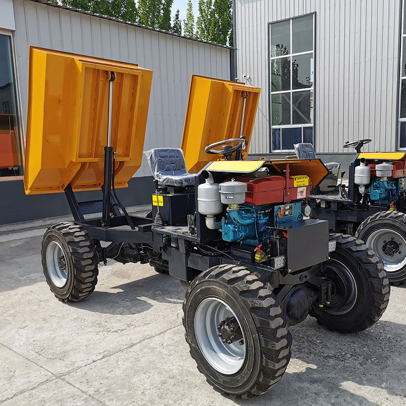 Map Garden Mini Dumper ZY100 NEW Product 1 Ton 4WD Mini Truck 4X4 Wheel ISUZU Diesel 4*4 Left Hand Driving Euro 1 4 - 6L Qingdao