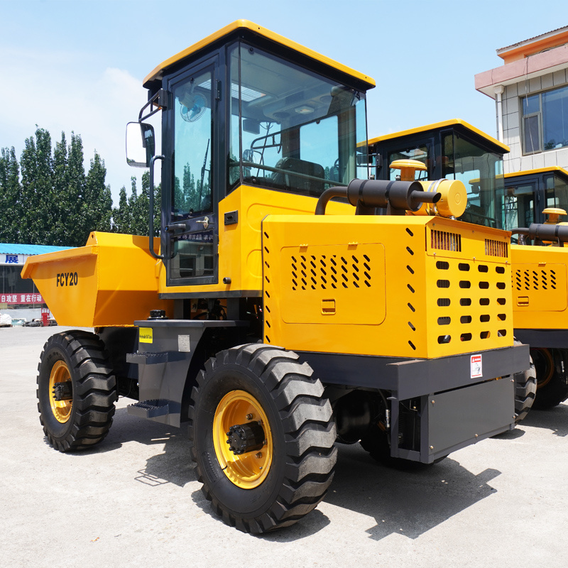 CE/EPA Dump Trucks 2tons 3ton 5ton 4x4 Mini Site Dumper Truck Mini Loaders Dumper Compact Tipper Truck Mining Dumper