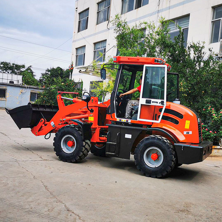 ZL15 Mini Wheel Loader Diesel 1.5 Ton Hydraulic Front End Loader EURO5/EPA Engine Optional 4WD 915 Mini Loader with Joysticks