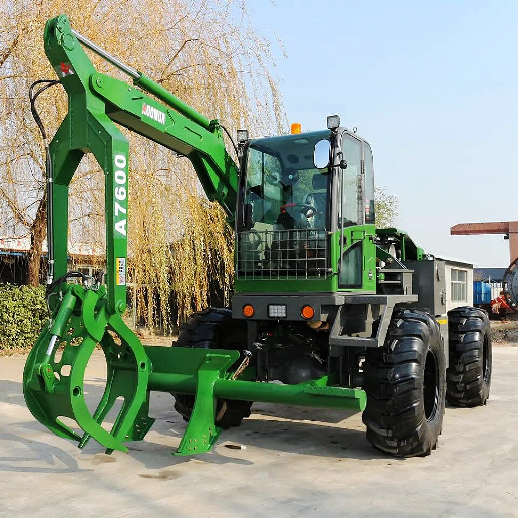 Sugarcane Wheel Loader Sugarcane Machine Sugar Cane Grabber Sugar Cane Harvester Price atv Hydraulic Sugarcane Loader for Sale