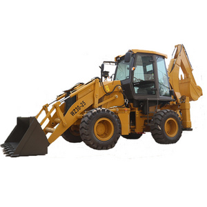 CE china  Mini Articulated Front End Loader Mini Road Loader smallest wheel backhoe excavator EPA Small Wheel Backhoe Loaders