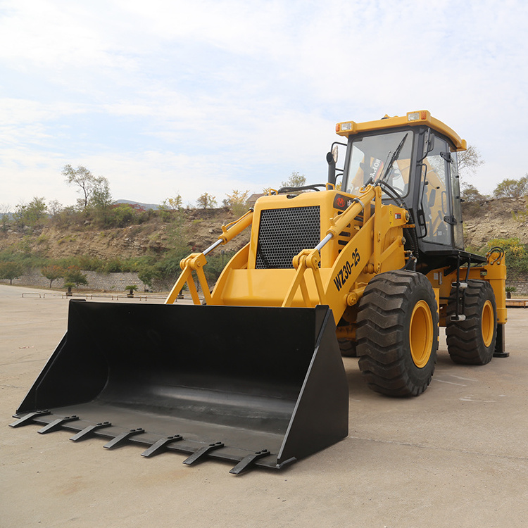 Chinese construction machine Mini Small towable backhoe loader for sale