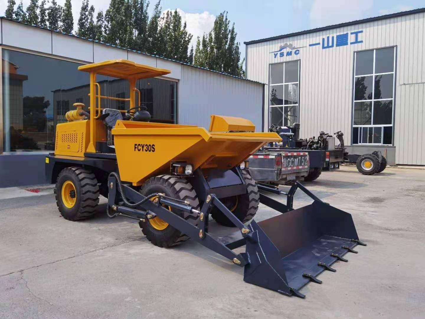 FCY30S 3Ton Site Dumper with Self Loader Garbage Truck Four Wheel Drive Dump Truck Skip Dumper Brand New Tipper Lorry CE/ISO