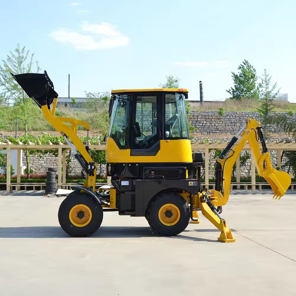 Top Brand Customizable machinery Mini Backhoe Excavator Wheel Loader 4x4 New Backhoe Loader For Sale