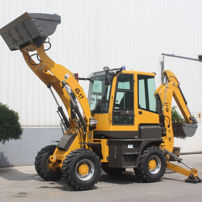 Chinese construction machine Mini Small towable backhoe loader for sale