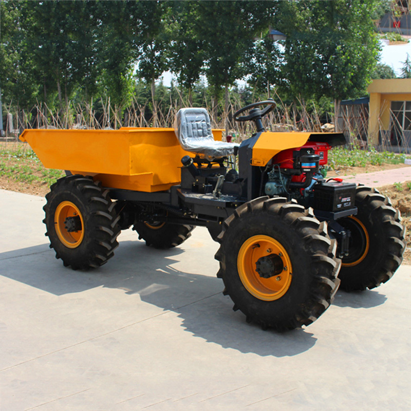 ZY100 1 Ton Site Dumper for Sale Agricultural Mini Dumper Farm Garden Dumper Tipper Hydraulic Mini Trucks with CE