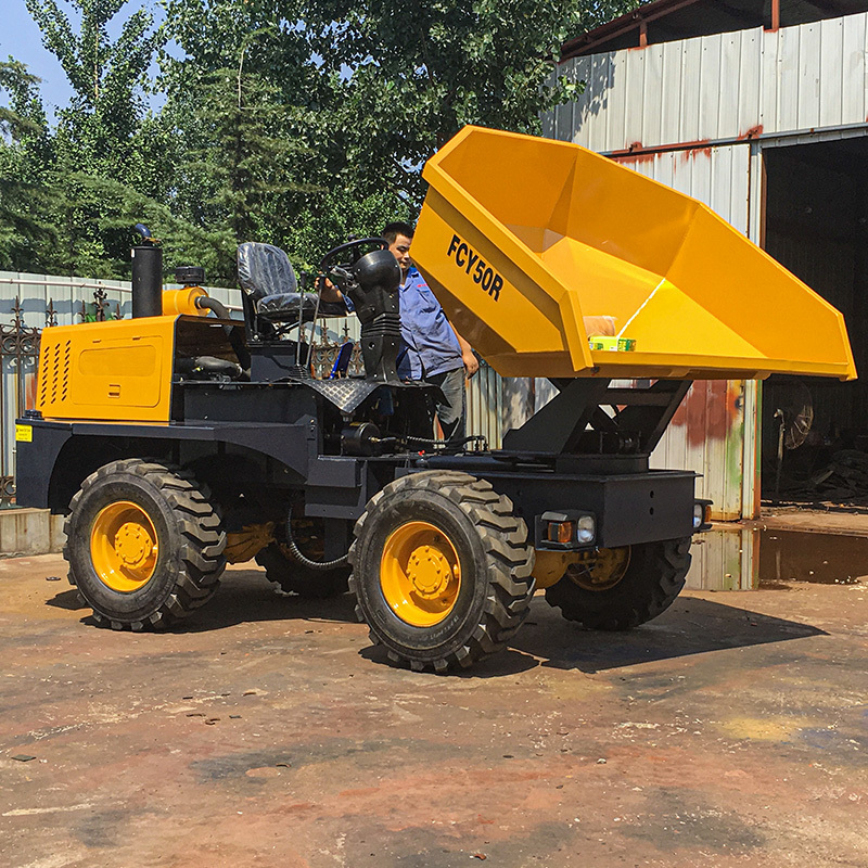 Utility Self Loading Dumper 5 Ton Site Dumper Off Road Truck 4x4 Diesel Small Farm Dumper for Sale with EPA Engine Optional