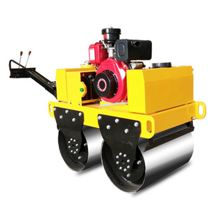 550kg Hydraulic Diesel Engine Double Drum Roller Compact Road Roller