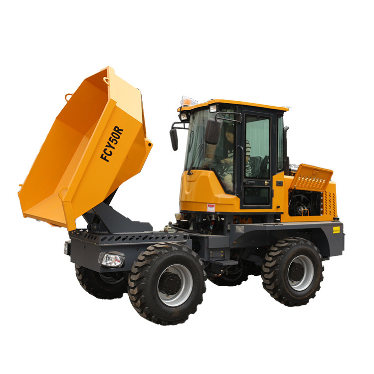 Hot Selling 5 Ton Mini Loader Self Loading Dumper 4X4 Fcy50R Site Dumper Mini Dumper Mini Trucks With Ce