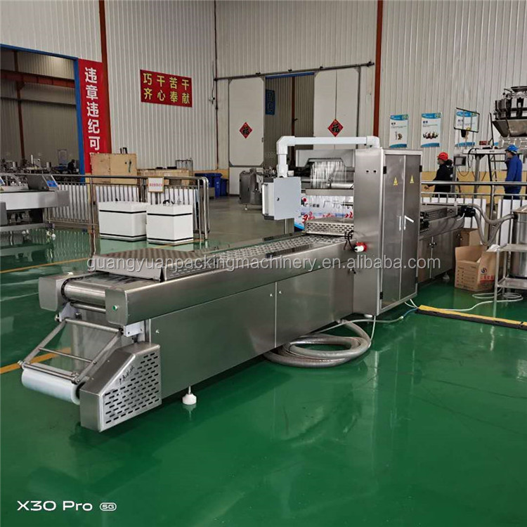 Seafood Tilapia Mackerel Pangasius Fish Fillet Automatic Vacuum Packing Machine