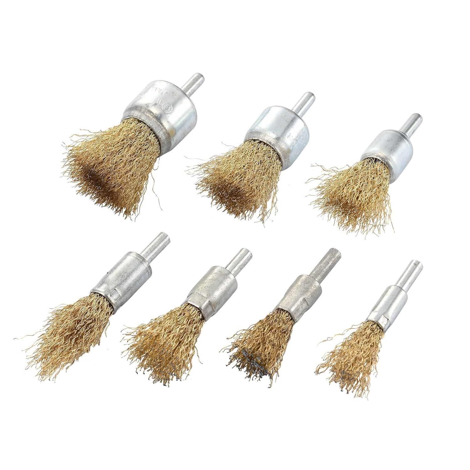 Hot Selling Industrial Rust Removed Steel Wire Brush Crimped Wire End Brushes With shaft