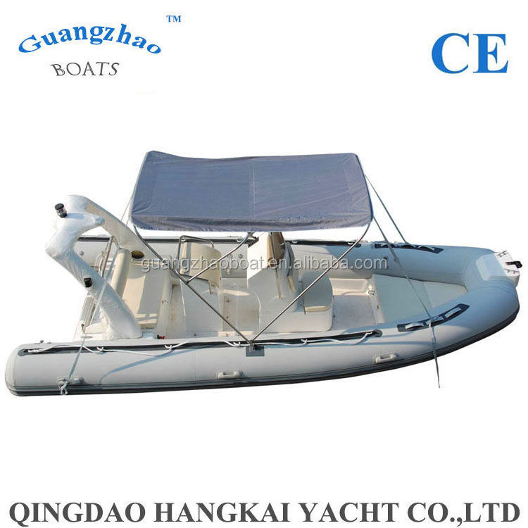 17ft 5.2m qingdao steering console fiber boat for fishing