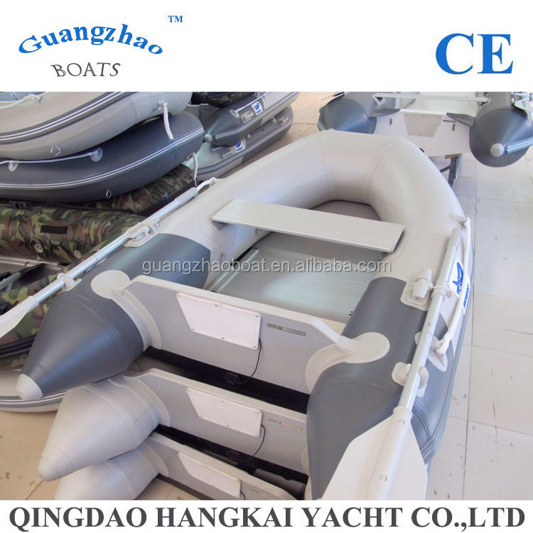 7ft 2.3m cheap PVC inflatable pontoon rowing boat for sale