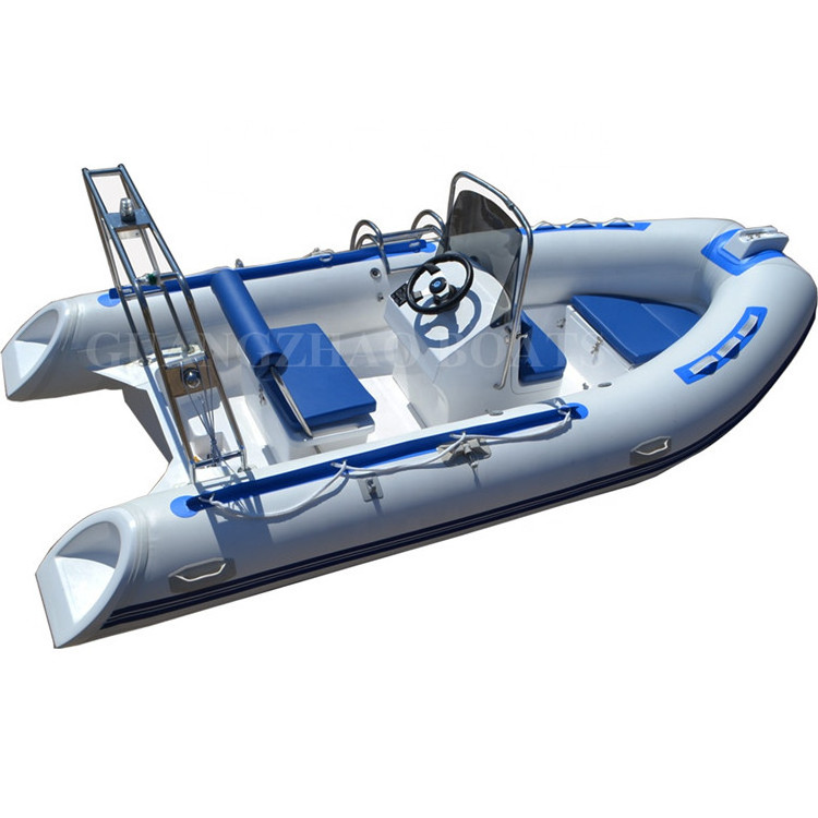 14ft 4.3m small inflatable fishing boat with motor for sale rib 430