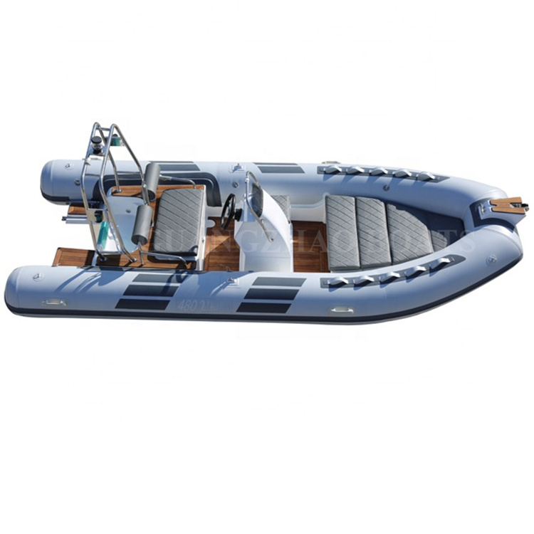 16ft 4.8m RIB inflatable yacht luxury boat with center console