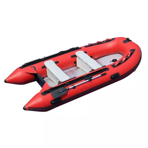 Aluminum floor 3.3m inflatable boat 11 ft pvc/hypalon material for leisure