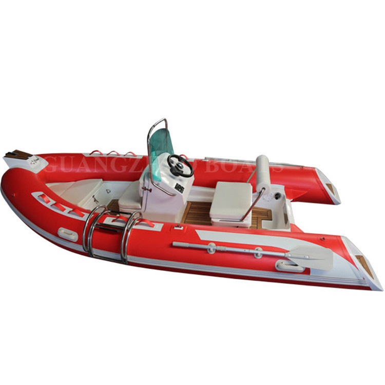 14ft 4.3m small inflatable fishing boat with motor for sale rib 430