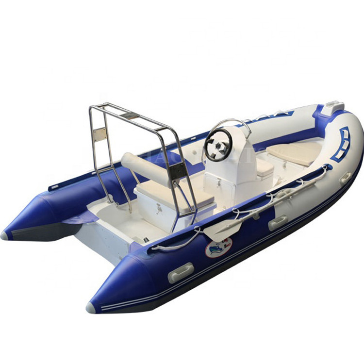 14ft 4.3m 6 personrigid inflatable rib speed racing boat with ce for sale