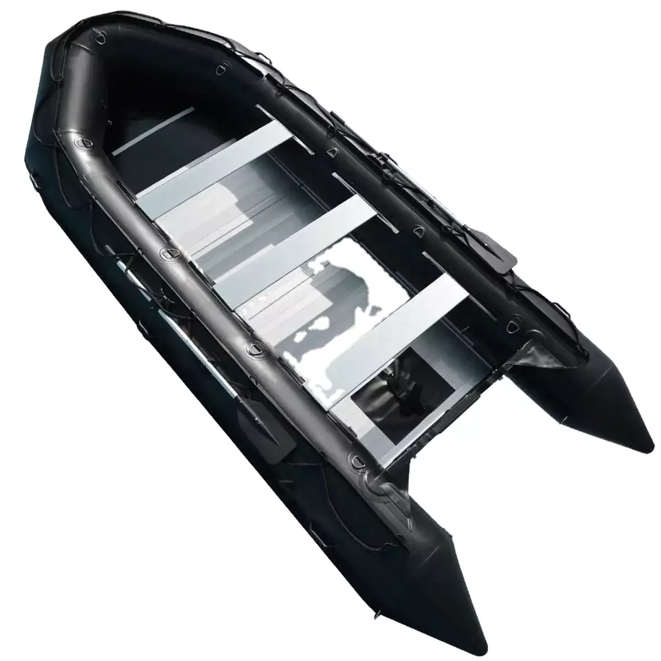 Aluminum floor 3.3m inflatable boat 11 ft pvc/hypalon material for leisure