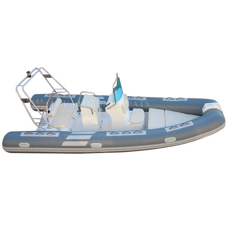 17ft 5.2m qingdao steering console fiber boat for fishing