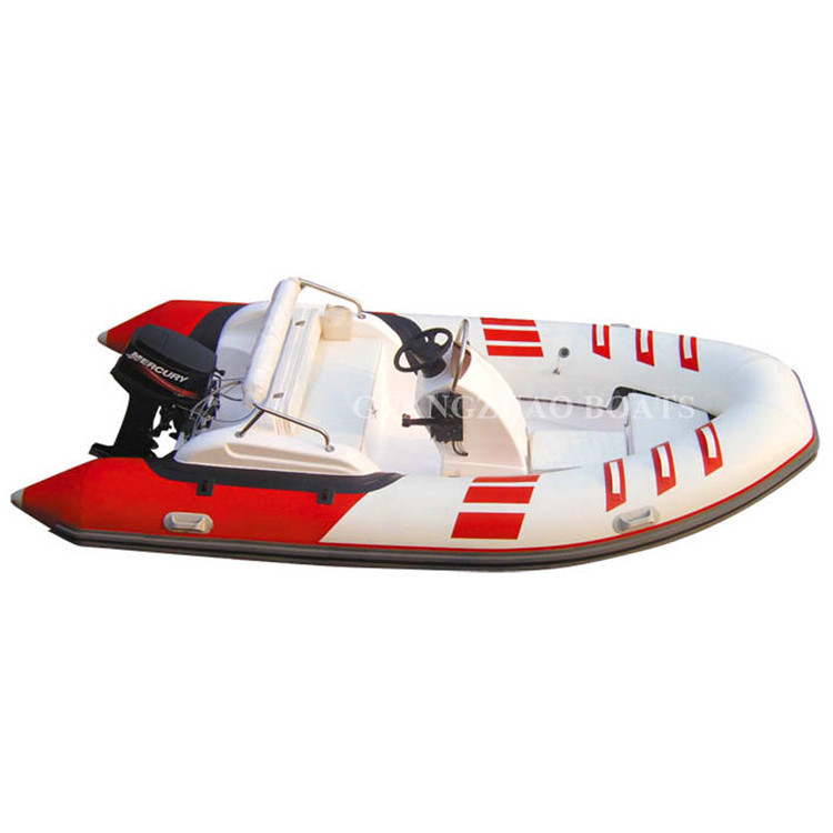 14ft 4.3m 4 person hard bottom inflatable drift tender boat