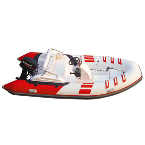 14ft 4.3m 4 person hard bottom inflatable drift tender boat