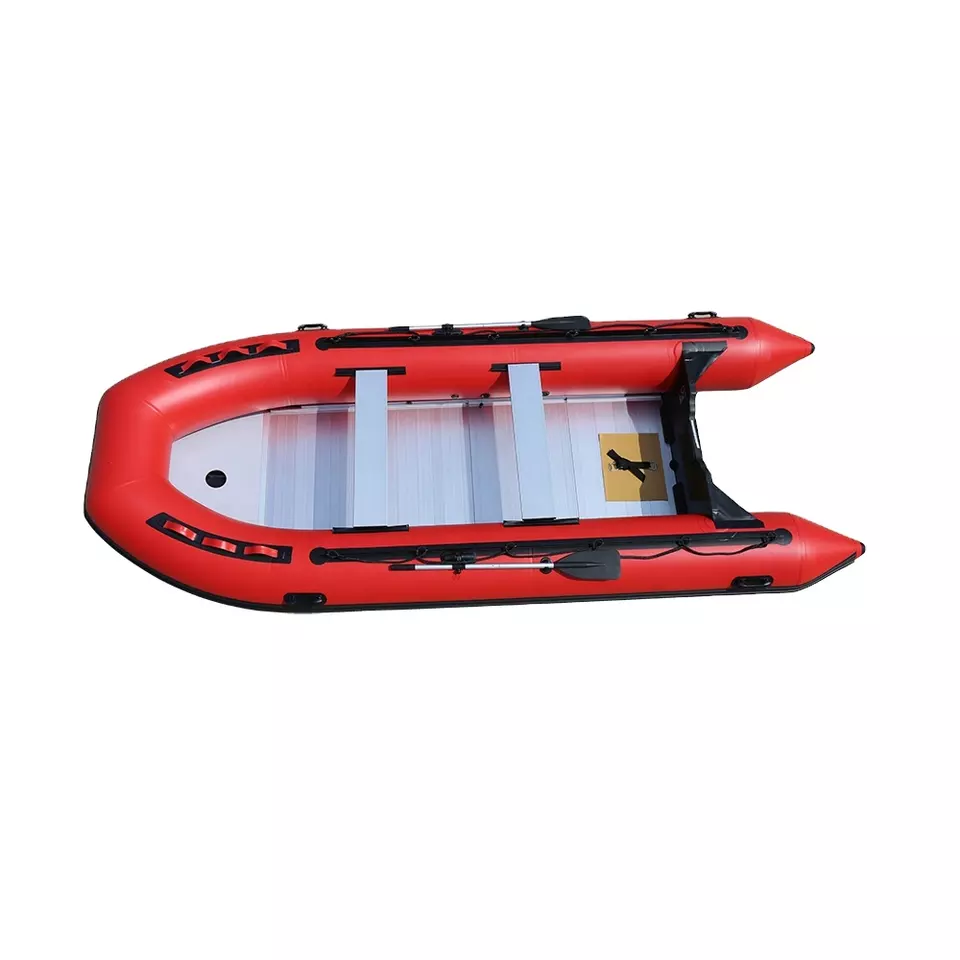 Aluminum floor 3.3m inflatable boat 11 ft pvc/hypalon material for leisure