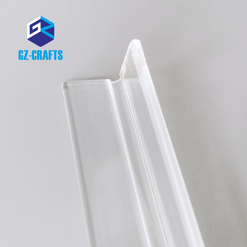 4 Inch Transparent Continuous Acrylic Piano Hinges Clear Acrylic Flex Hinge For Cabinets