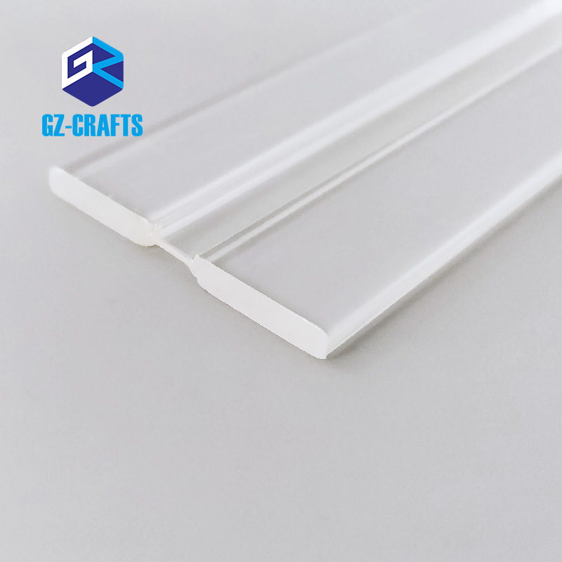 4 Inch Transparent Continuous Acrylic Piano Hinges Clear Acrylic Flex Hinge For Cabinets