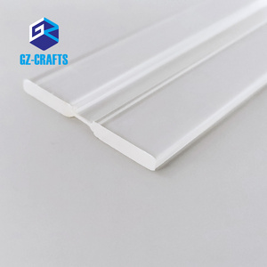 4 Inch Transparent Continuous Acrylic Piano Hinges Clear Acrylic Flex Hinge For Cabinets