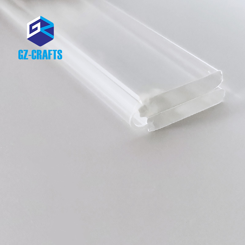 4 Inch Transparent Continuous Acrylic Piano Hinges Clear Acrylic Flex Hinge For Cabinets