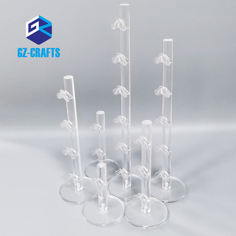 Transparent Acrylic Sunglasses Holder Stand Perspex Eyeglasses Frame Holder Clear Tiers Acrylic Glasses Display