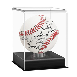 Clear Acrylic Baseball Display Case Acrylic Display Case for Memorabilia Baseball