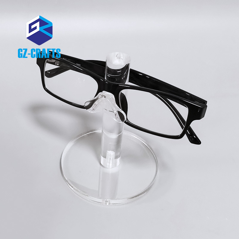 Transparent Acrylic Sunglasses Holder Stand Perspex Eyeglasses Frame Holder Clear Tiers Acrylic Glasses Display