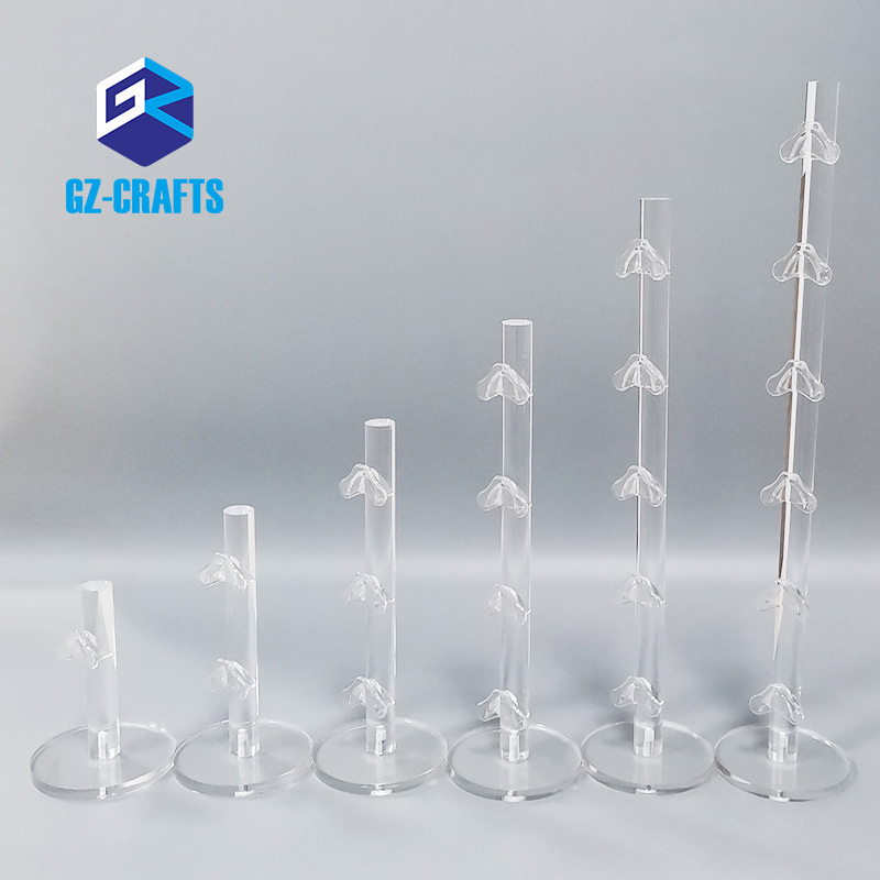 Transparent Acrylic Sunglasses Holder Stand Perspex Eyeglasses Frame Holder Clear Tiers Acrylic Glasses Display